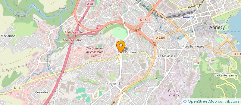localisation de l'entreprise JAVA DES BRESSIS à ANNECY