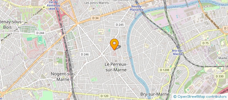 localisation de l'entreprise JAVACO  LE PERREUX-SUR-MARNE