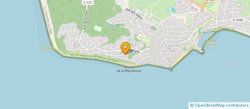 localisation de l'entreprise JAVAF  LA TRANCHE-SUR-MER