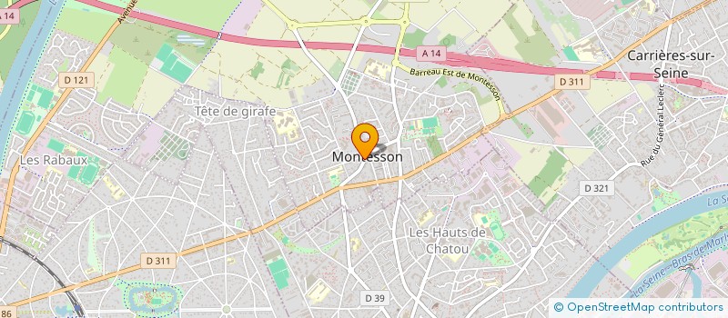 localisation de l'entreprise JAVAFS à MONTESSON