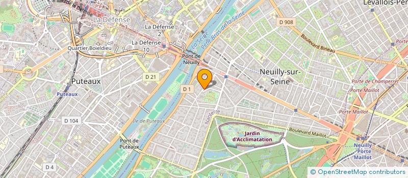 localisation de l'entreprise JAVAM à NEUILLY-SUR-SEINE