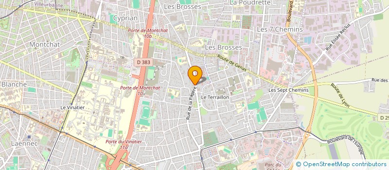 localisation de l'entreprise JAVANDCO à BRON