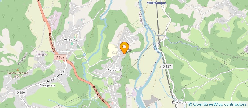 localisation de l'entreprise JAVAPROD  USTARITZ