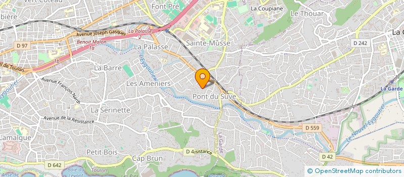 localisation de l'entreprise JAVAXA  TOULON