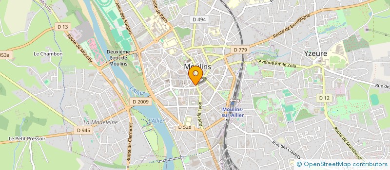 localisation de l'entreprise JAVEL à MOULINS