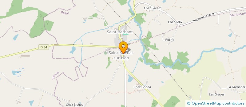 localisation de l'entreprise JAVELAUD ET FILS SARL à MORTEMART