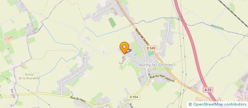 localisation de l'entreprise JAVELOT CLUB ALCYAQUOIS  AUCHY-LEZ-ORCHIES