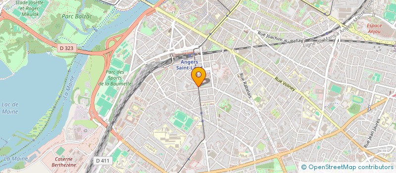 localisation de l'entreprise JAVELS à ANGERS