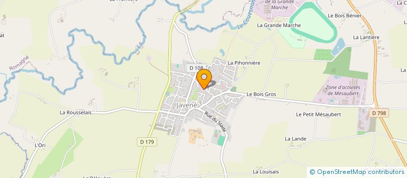 localisation de l'entreprise JAVENE ENERGIES CITOYENNES  JAVENE