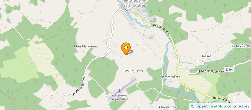localisation de l'entreprise JAVERFLEX à JAVERLHAC-LA-CHAPELLE-ST-ROBERT