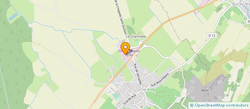 localisation de l'entreprise JAVEY  GY