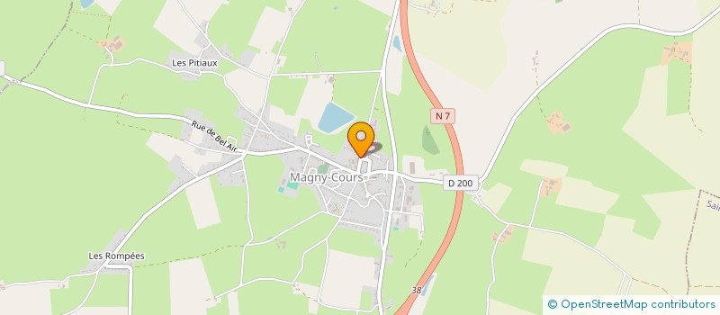 localisation de l'entreprise JAVILA à MAGNY-COURS