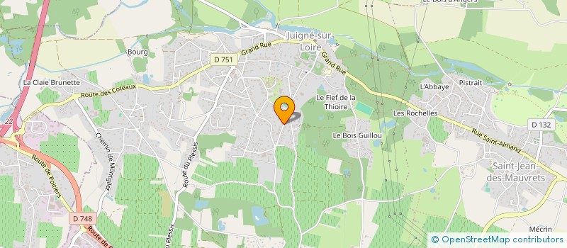 localisation de l'entreprise JAVIMOCA INVESTISSEMENTS  LES GARENNES SUR LOIRE