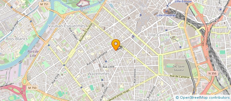 localisation de l'entreprise JAVK à LILLE