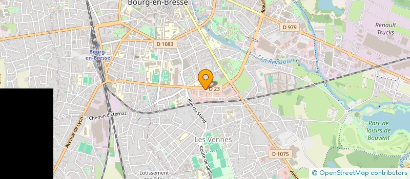 localisation de l'entreprise JAVON à BOURG-EN-BRESSE