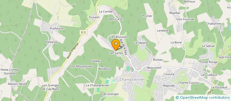 localisation de l'entreprise JAVT LACOSTE IMMOBILIER  CHAMPCEVINEL