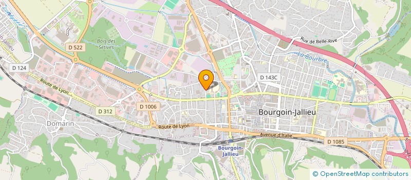 localisation de l'entreprise JAW à BOURGOIN-JALLIEU