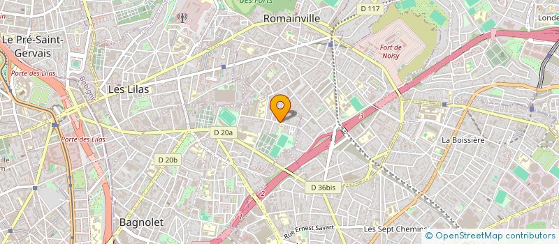 localisation de l'entreprise JAWAD K.FE à BAGNOLET