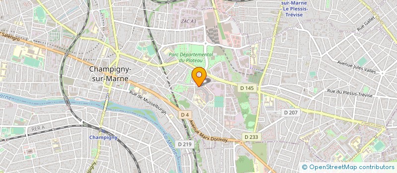 localisation de l'entreprise JAWARA à CHAMPIGNY-SUR-MARNE