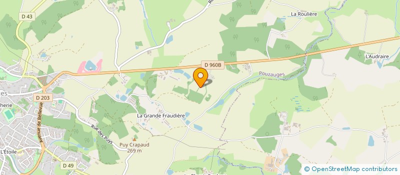 localisation de l'entreprise JAWS ACADEMY  POUZAUGES