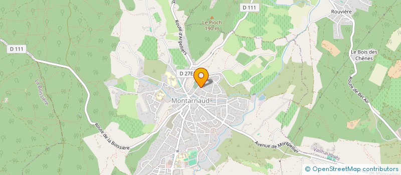 localisation de l'entreprise JAWSBENCH  MONTARNAUD