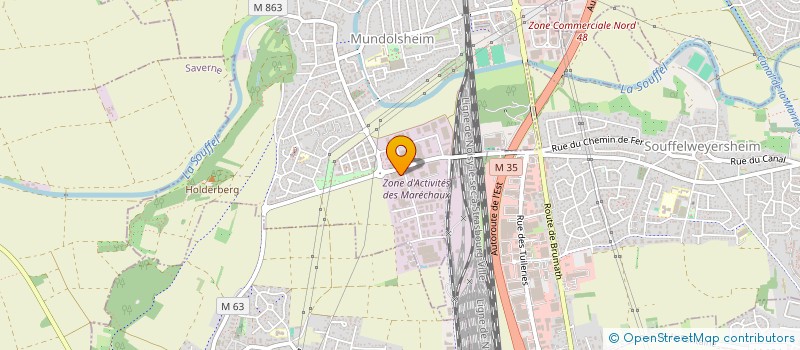 localisation de l'entreprise JAWW  MUNDOLSHEIM