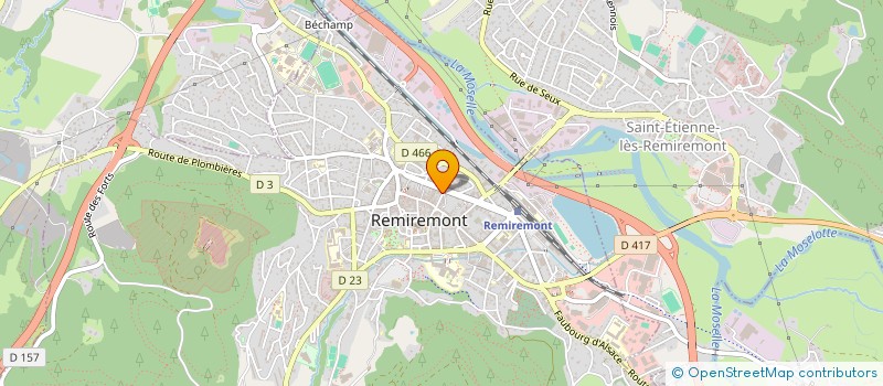 localisation de l'entreprise JAX  REMIREMONT