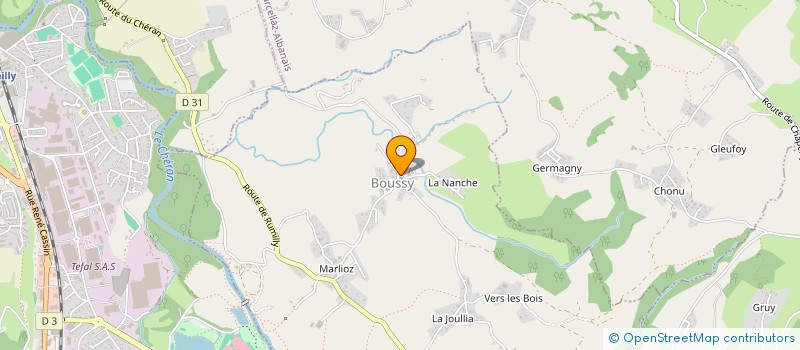 localisation de l'entreprise JAXAL  RUMILLY