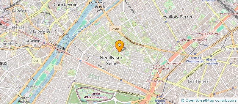 localisation de l'entreprise JAXANE à NEUILLY-SUR-SEINE