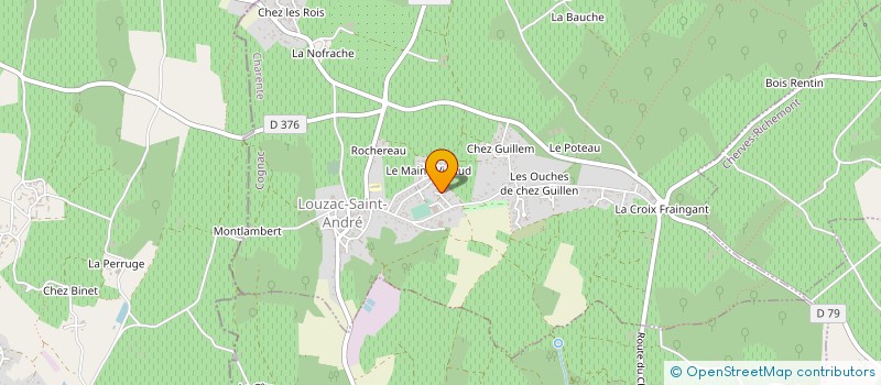 localisation de l'entreprise JAY à CHATEAUBERNARD