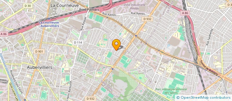localisation de l'entreprise JAY BAT à AUBERVILLIERS