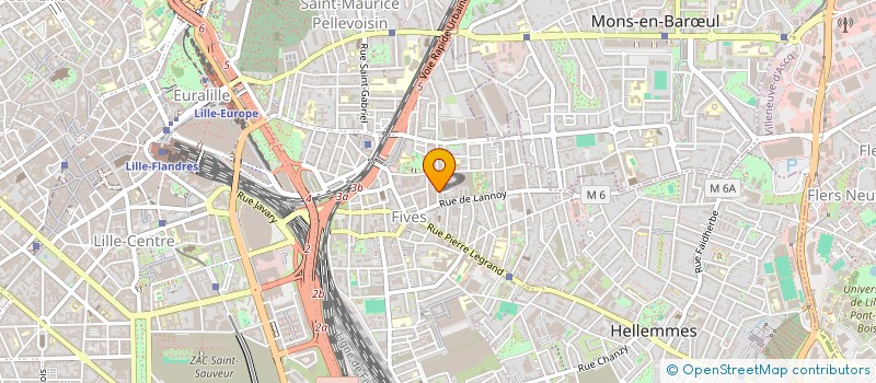 localisation de l'entreprise JAY MA YOGA à LILLE