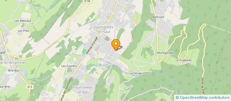 localisation de l'entreprise JAY-NI THERMIE  VAULNAVEYS-LE-HAUT