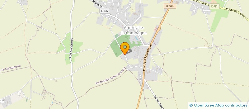 localisation de l'entreprise JAY PEINTURE  AMFREVILLE-SAINT-AMAND