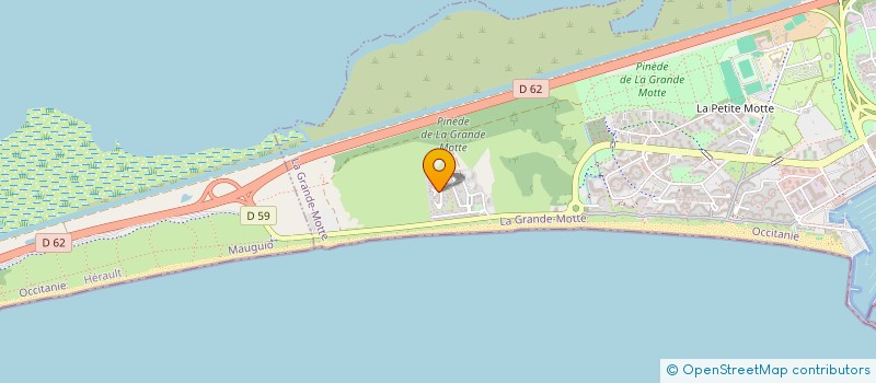 localisation de l'entreprise JAYA 1950  LA GRANDE-MOTTE