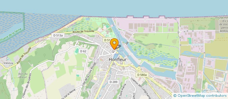 localisation de l'entreprise JAYA à HONFLEUR