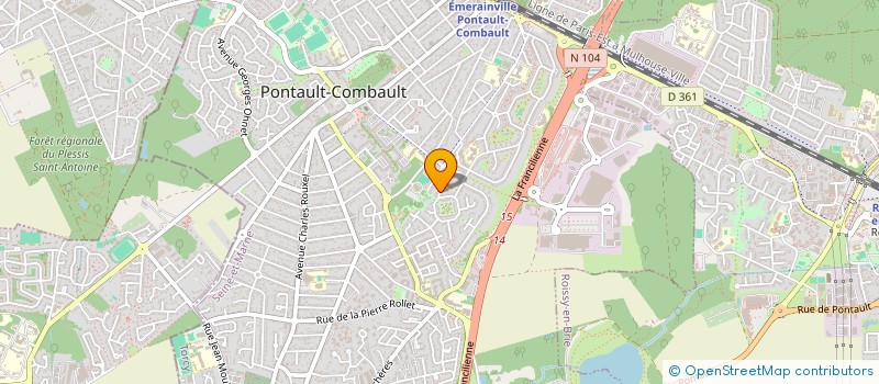 localisation de l'entreprise JAYA HOME  PONTAULT-COMBAULT