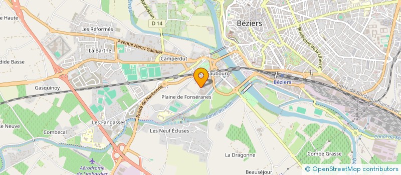 localisation de l'entreprise JAYA SABAKO  BEZIERS