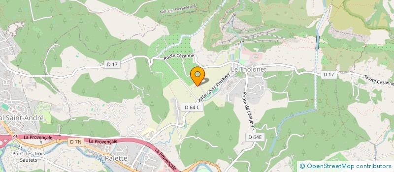 localisation de l'entreprise JAYAIN AGER  LE THOLONET