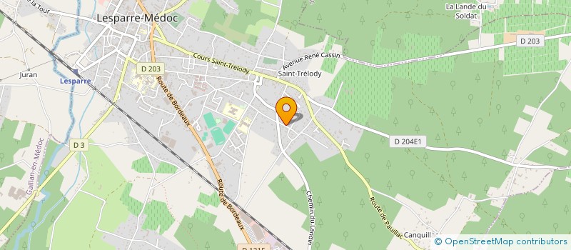 localisation de l'entreprise JAYDEN  LESPARRE-MEDOC