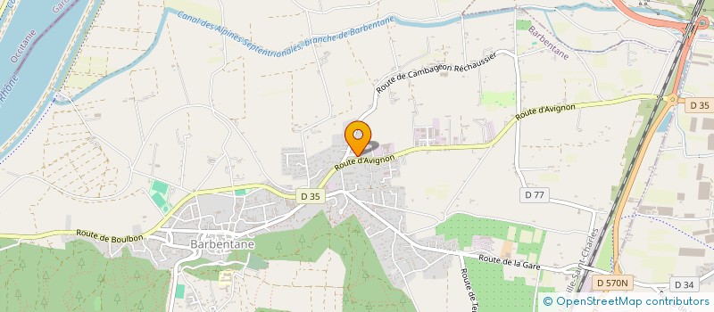 localisation de l'entreprise JAYDEN DESIGN  BARBENTANE