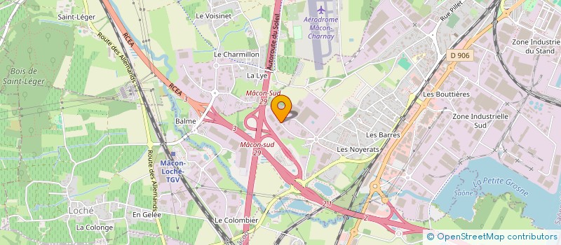 localisation de l'entreprise JAYET MAINTENANCE à MACON