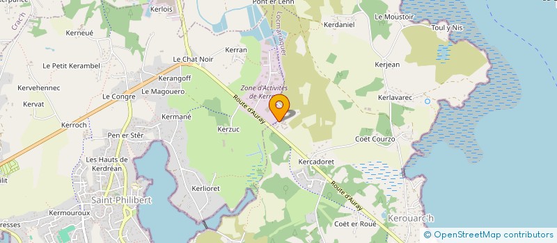 localisation de l'entreprise JAYM  LOCMARIAQUER