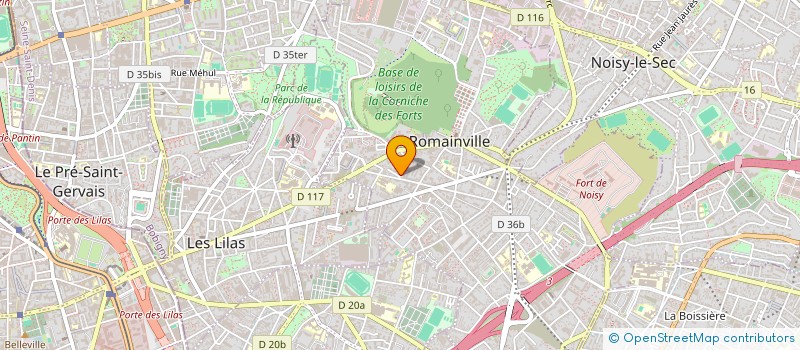 localisation de l'entreprise JAYM TRANSPORT à ROMAINVILLE