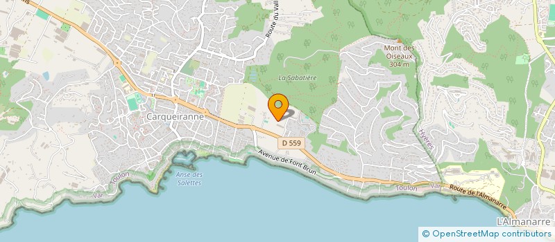 localisation de l'entreprise JAYME  CARQUEIRANNE