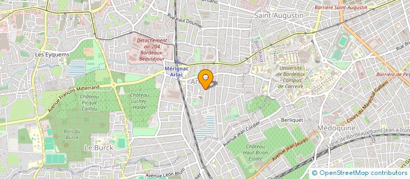 localisation de l'entreprise JAYSCA  MERIGNAC