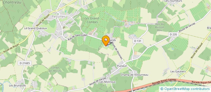 localisation de l'entreprise JAZ  SAINTES