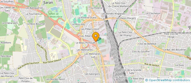 localisation de l'entreprise JAZ à SARAN