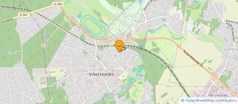 localisation de l'entreprise JAZ  VILLECRESNES