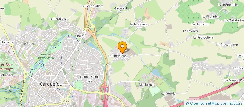 localisation de l'entreprise JAZ  CARQUEFOU